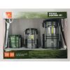 Ozark Trail 3 Pack AAA &AA Batteries LED Camping Lanterns