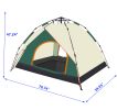 Camping dome tent is suitable for 2/3/4/5 people, waterproof, spacious, portable backpack tent, suitable for outdoor camping/hiking