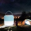 1pc Solar Waterproof Camping Light; Outdoor 60W Tent Lamp USB Rechargeable LED Night Light With Hook For Emergency